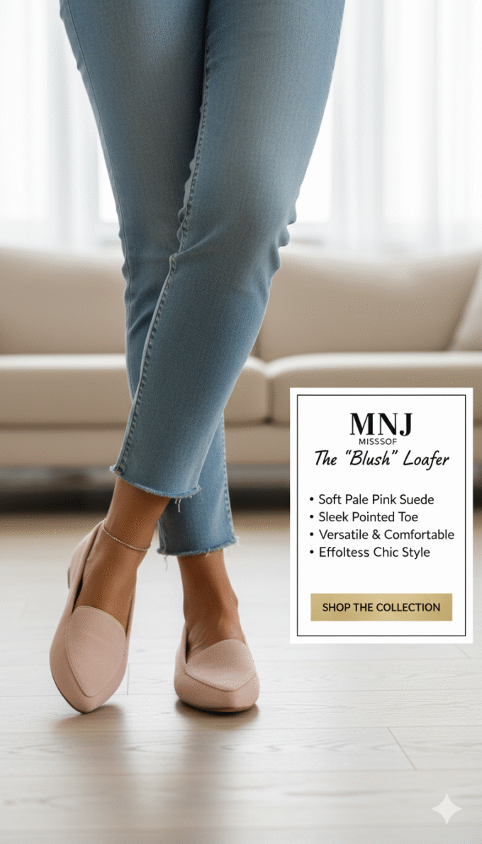MNJ "Blush" Pointed Loafer