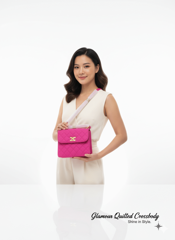 Glamour Quilted Crossbody Ladies Bags