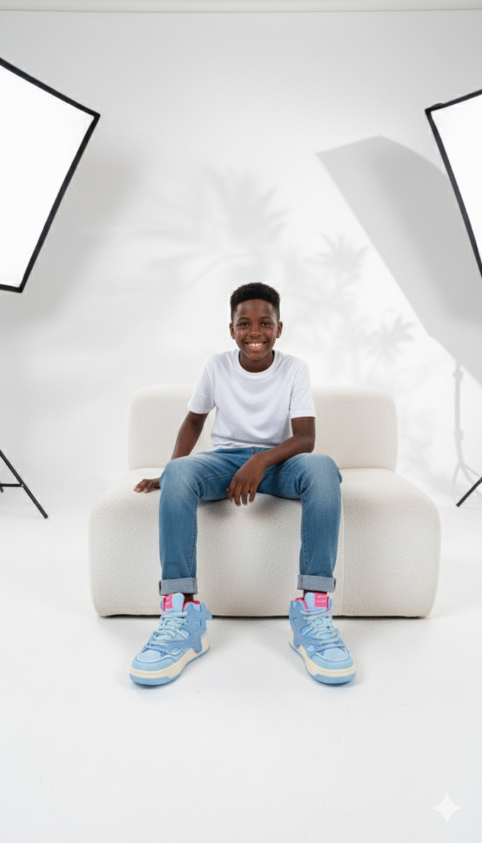 The 'Sky-Rider' High-Top Sneaker