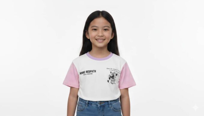 Anne Redpath Color-Block T-Shirt for Girls